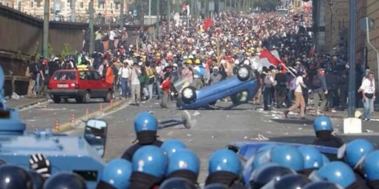 Piazza Alimonda, venticinque anni dopo.