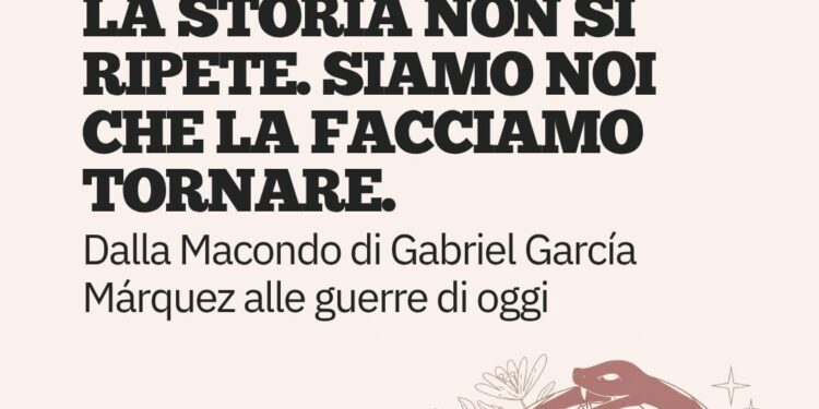 LA STORIA NON SI RIPETE. Siamo noi che la facciamo tornare